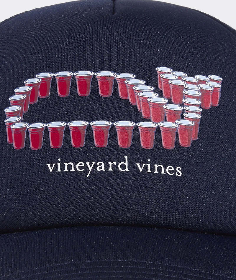 Pong Whale Foam Trucker Hat