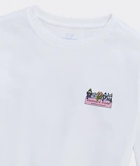 Boys' Winter Pups Logo Box Long-Sleeve Tee