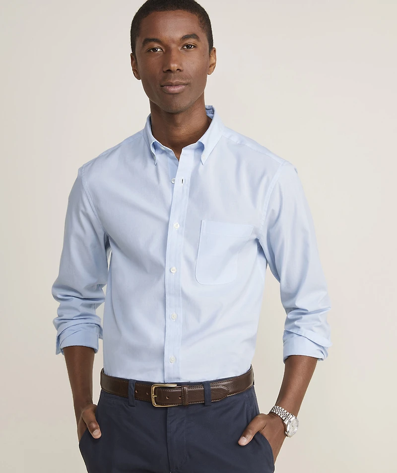 Stretch Cotton Solid Shirt