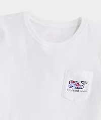 Girls' Harper Floral Whale Fill Short-Sleeve Pocket Tee