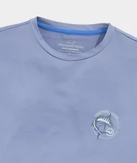 Marlin Circle Short-Sleeve Harbor Performance Tee
