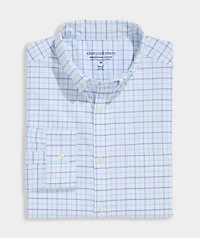 Moorings Tattersall Performance Cotton Shirt
