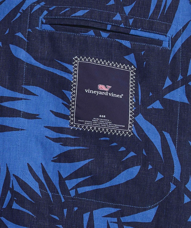 Breezy Palms Linen Blazer