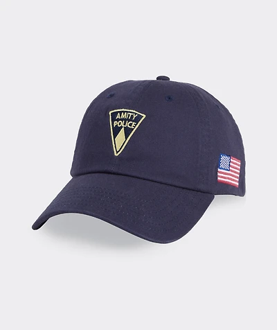 JAWS x vineyard vines Amity PD Baseball Hat