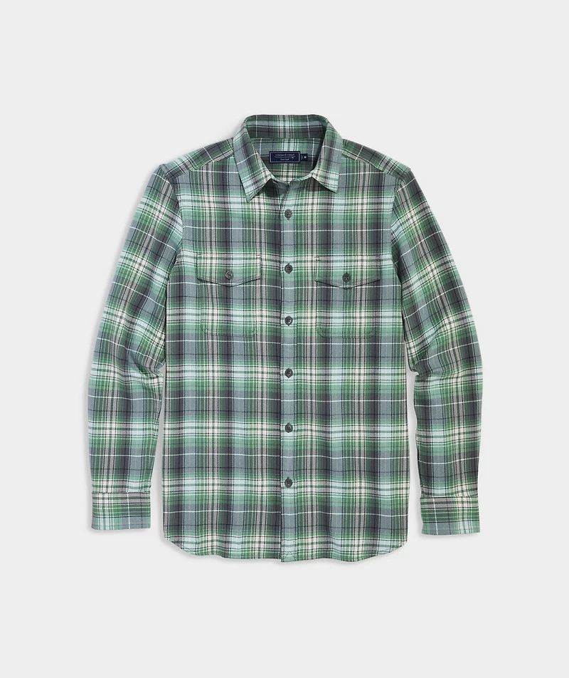 Wickham Plaid Twill Utility Shirt