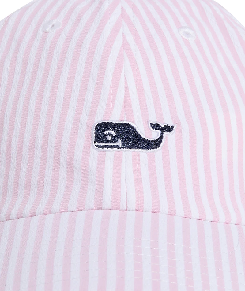 Girls Harbor Seersucker Baseball Hat