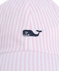 Girls Harbor Seersucker Baseball Hat