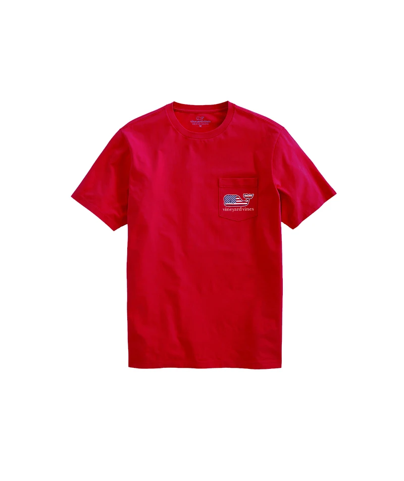 OUTLET Flag Whale Short-Sleeve Pocket Tee