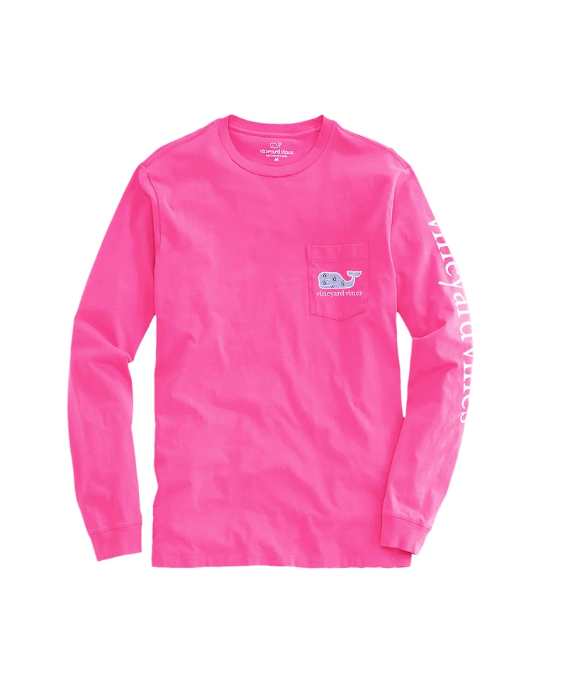 OUTLET Penguin & Whales Whale Long-Sleeve Pocket Tee