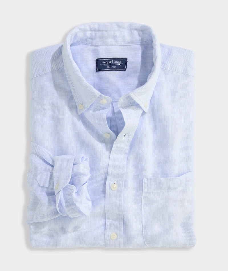 Leeward Stripe Linen Shirt