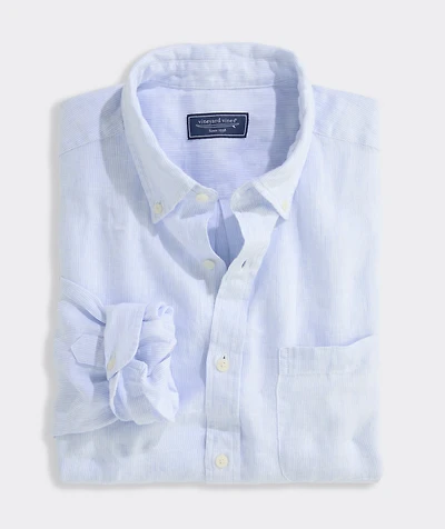 Leeward Stripe Linen Shirt