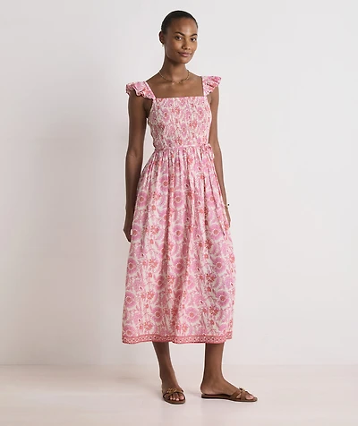 Ellen Ruffle Maxi Dress