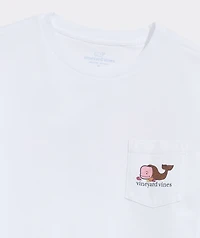 Boys' Whale Cornucopia Long-Sleeve Pocket Tee