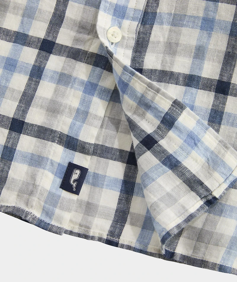 Windward Tattersall Linen Shirt