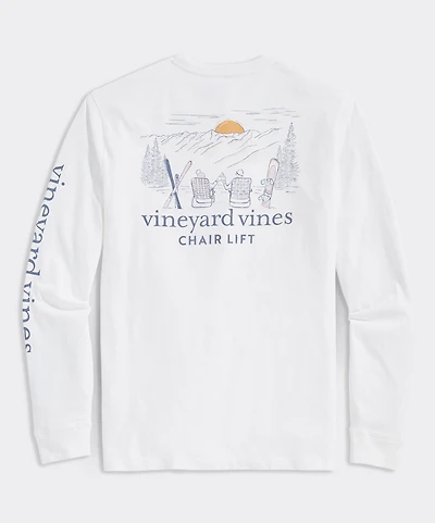 Chair Lift Long-Sleeve Pocket Tee