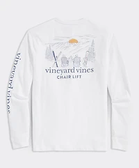 Chair Lift Long-Sleeve Pocket Tee
