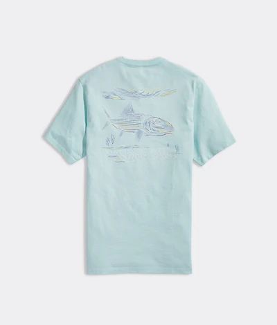 OUTLET Underwater Bonefish Short-Sleeve Pocket Tee