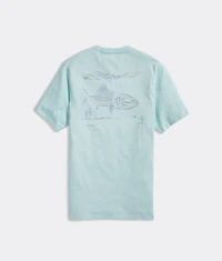 OUTLET Underwater Bonefish Short-Sleeve Pocket Tee