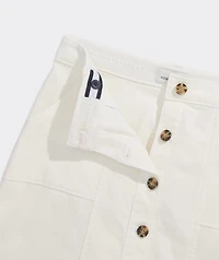 Girls' Corduroy Button-Front Skirt