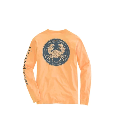 OUTLET Vintage Crab Long-Sleeve Pocket Tee
