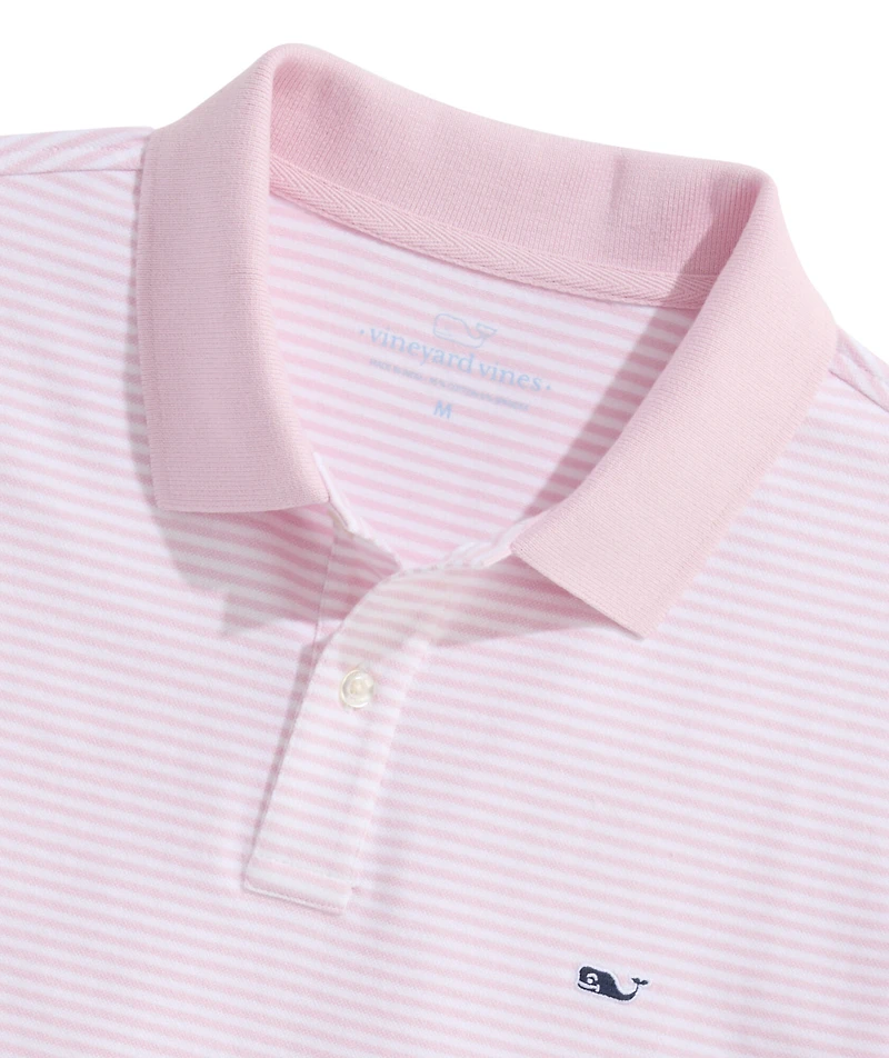 OUTLET Feeder Stripe Stretch Pique Polo