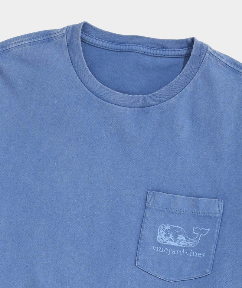 Drift Dye Surfer Whale Short-Sleeve Pocket Tee