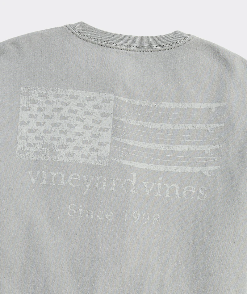 Drift Dye Tonal Flag Short-Sleeve Pocket Tee