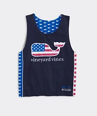 Boys' Reversible USA Whale Mesh Pinnie