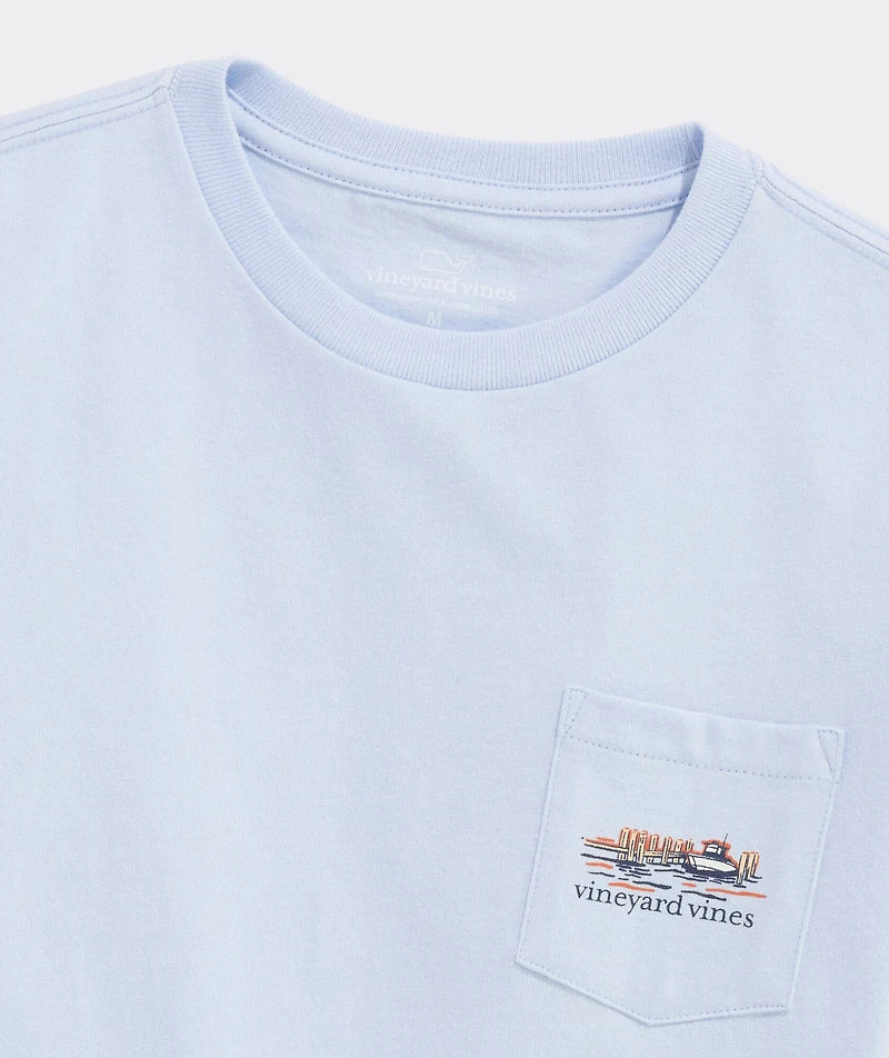 Boys' Dockside Autumn Wakes Short-Sleeve Pocket Tee