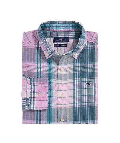 OUTLET Seersucker Madras Shirt