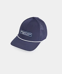 Rubber Patch Logo Box Performance Baseball Hat