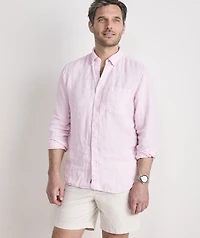 Surfside Solid Linen Shirt