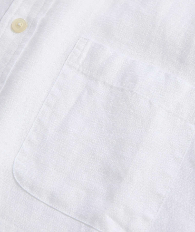 Surfside Solid Linen Short-Sleeve Shirt