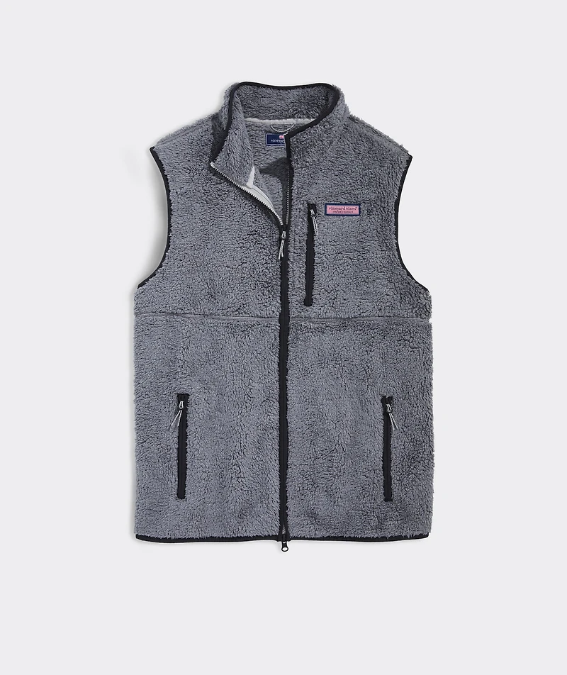 New England High-Pile Fleece Vest