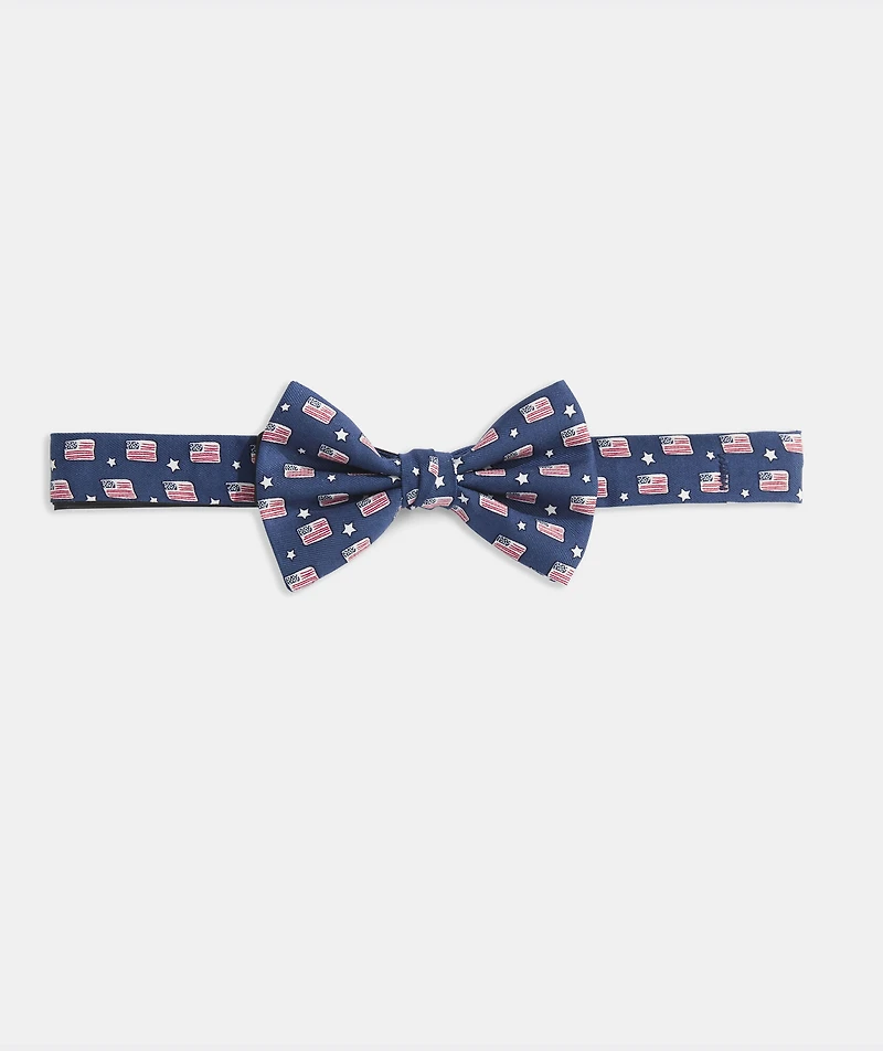 Boys' Flags & Stars Printed Bow Tie