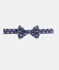 Boys' Flags & Stars Printed Bow Tie