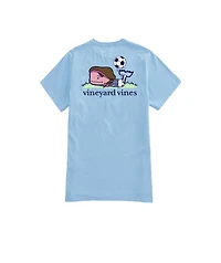 OUTLET Women's Soccer Whale Short-Sleeve Pocket Tee