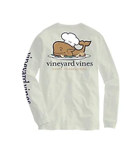 OUTLET Thanksgiving Turkey Whale Long-Sleeve Pocket Tee