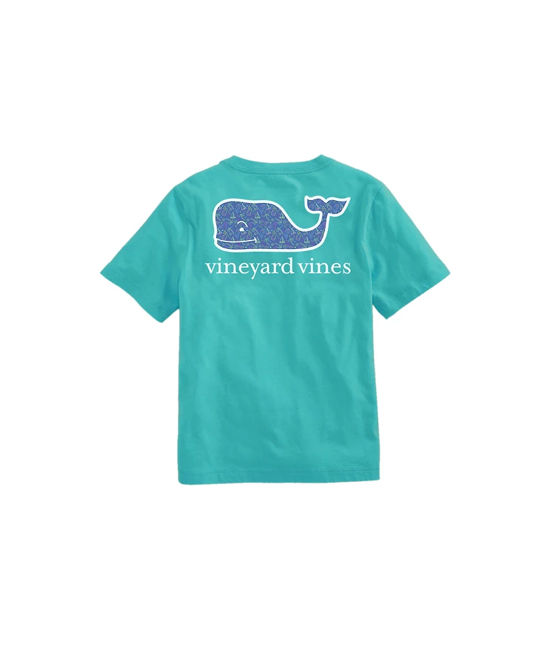 OUTLET Boys' Good Vibes Whale Short-Sleeve Pocket Tee