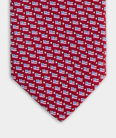 USA Micro Flag Printed Tie