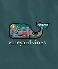 OUTLET Boys' Race Track Whale Long-Sleeve Pocket Tee