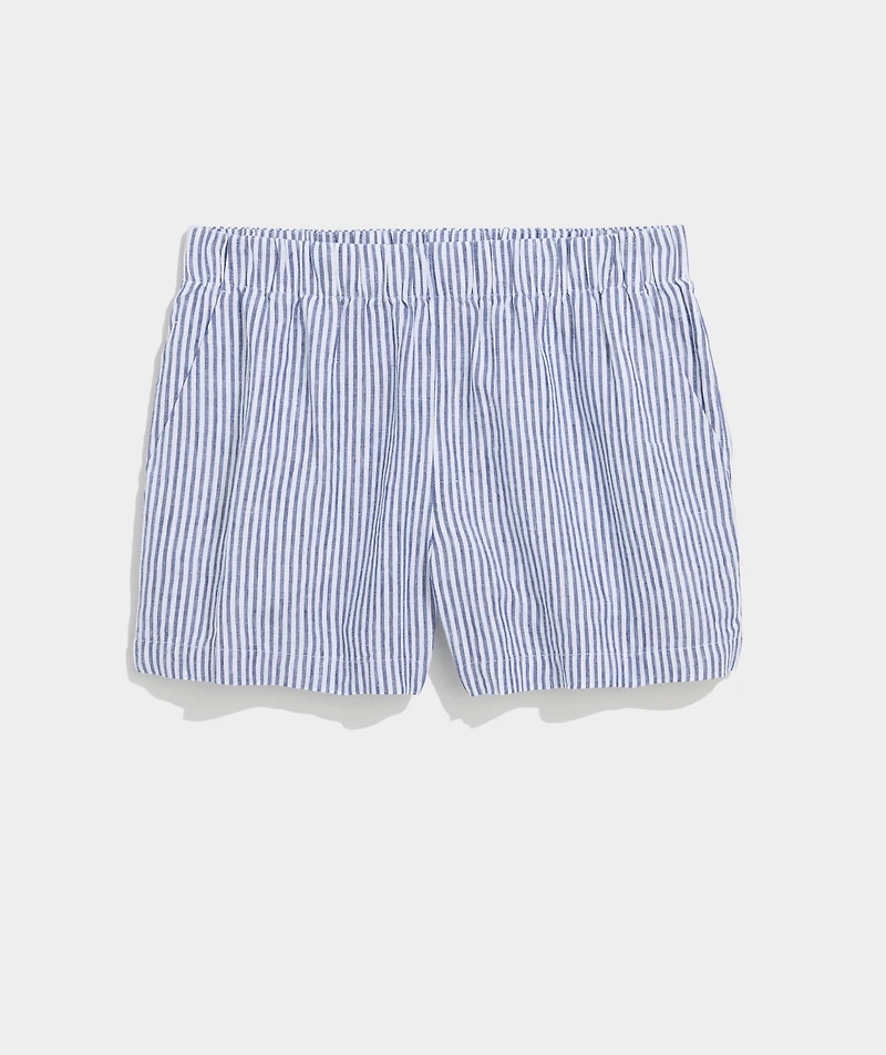 Linen Pull-On Shorts