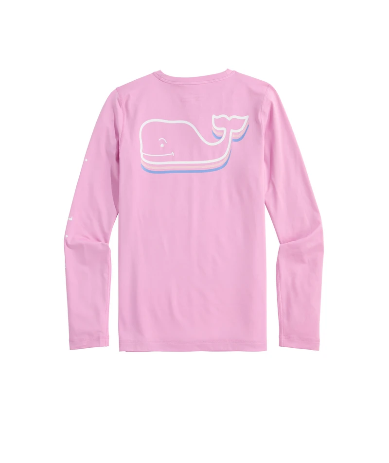 OUTLET Women's Stacked VV Long-Sleeve Swimshirt