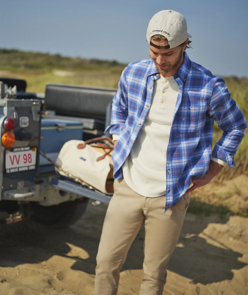 Muskeget Plaid Vineyard Flannel Shirt