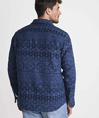 Snowflake Fair Isle Overshirt