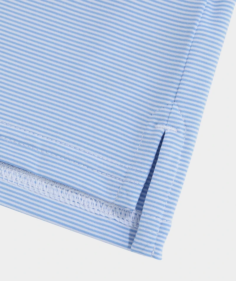 Boys' Anegada Stripe Sankaty Performance Polo