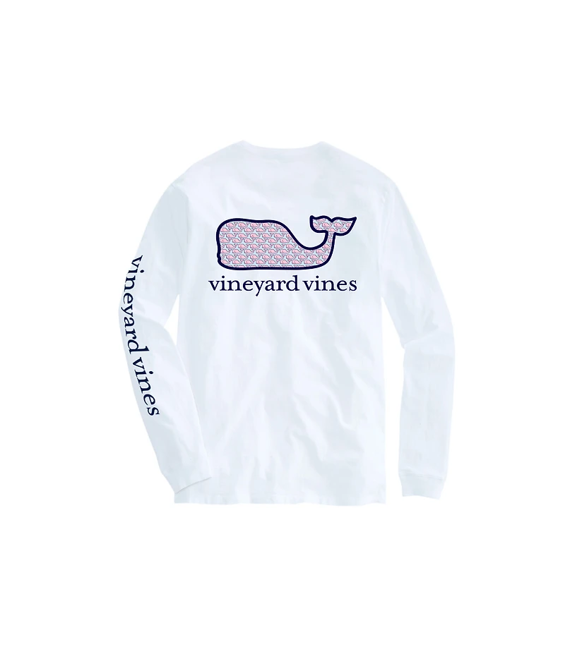OUTLET Women's Vineyard Whale Long-Sleeve Pocket Tee