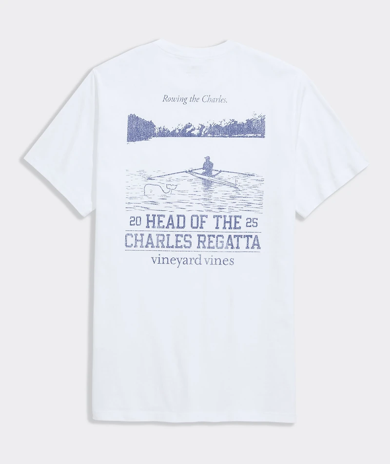 Head Of The Charles® Rowing Charles Short-Sleeve Pocket Tee