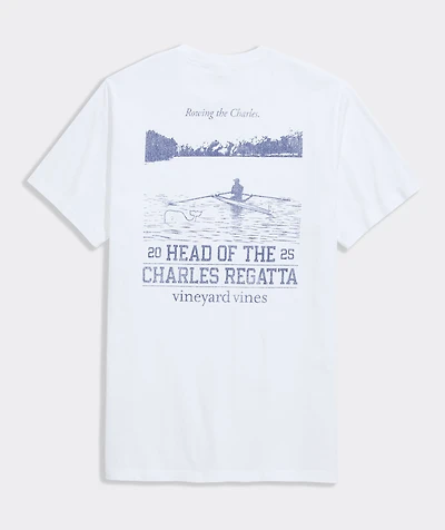 Head Of The Charles® Rowing Charles Short-Sleeve Pocket Tee