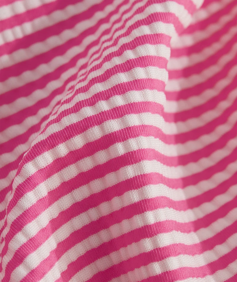 Girls' Seersucker Ruffle One-Piece